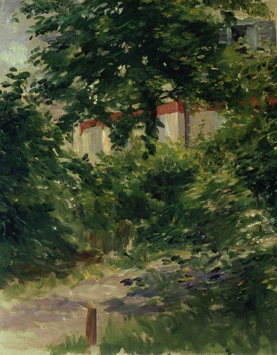 Eine Ecke des Gartens in Rueil, 1882 von Édouard Manet